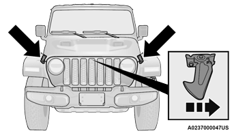 Jeep Wrangler - Opening The Hood - HOOD