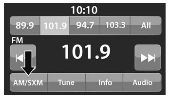 Jeep Wrangler. SiriusXM® Satellite Radio Mode — If Equipped