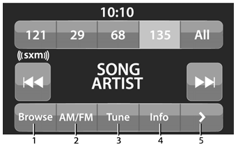 Jeep Wrangler. SiriusXM® Satellite Radio Mode — If Equipped