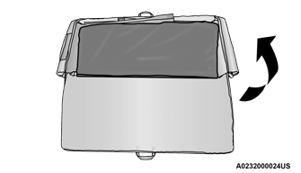 Jeep Wrangler. Soft Top Window Storage Bag — If Equipped