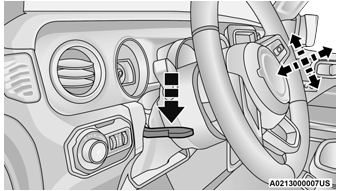 Jeep Wrangler. Tilt/Telescoping Steering Column