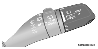Jeep Wrangler. Windshield Wiper Operation